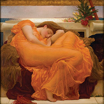 Flaming June, Frederic, Lord Leighton.1895, óleo sobre lienzo.