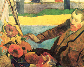 Paul Gauguin 1888: “Van Gogh pintando Girasoles”, Museo Van Gogh, Amsterdam