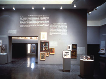 Exposición Play of the Unmentionable  de Joseph Kosuth en el Brooklyn Museum, NY 1990.