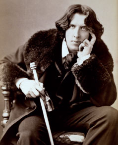 Oscar Wilde, 1882; Foto por Napoleon Sarony,  Library of Congress ID cph.3g07095