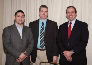 Dr. Jorge Rodríguez, Dr. William Cáceres, Dr. Oreste Pavía.