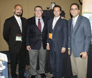 Dr.Luis C. Mejía, Dr. Jesús Rodríguez Arroyo, Dr. Luis B. Rojas y Dr. Pedro Escobar.