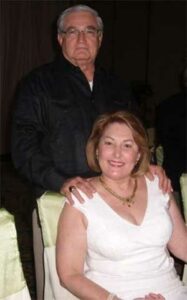 Dr Pedro Vergne y esposa.