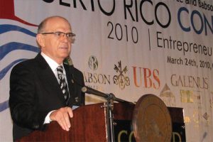 Sr. Jorge Galliano, Presidente Cámara de Comercio de Puerto Rico.