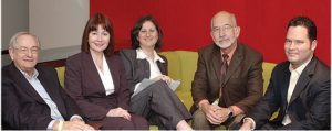 Dr. Alberto Varela, Dra. Ingrid Alicea, Dra. Vilma McCarthy, Dr. Néstor Galarza y Dr. William Julio.