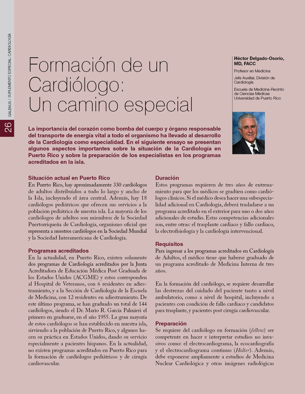 La formación de un cardiólogo: Un camino especial