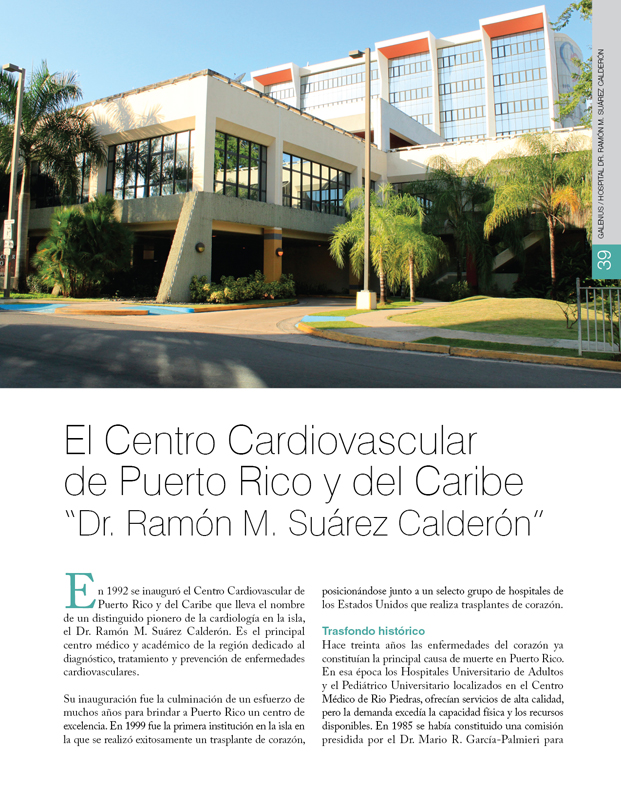 Hospital: El Centro Cardiovascular de Puerto Rico y del Caribe