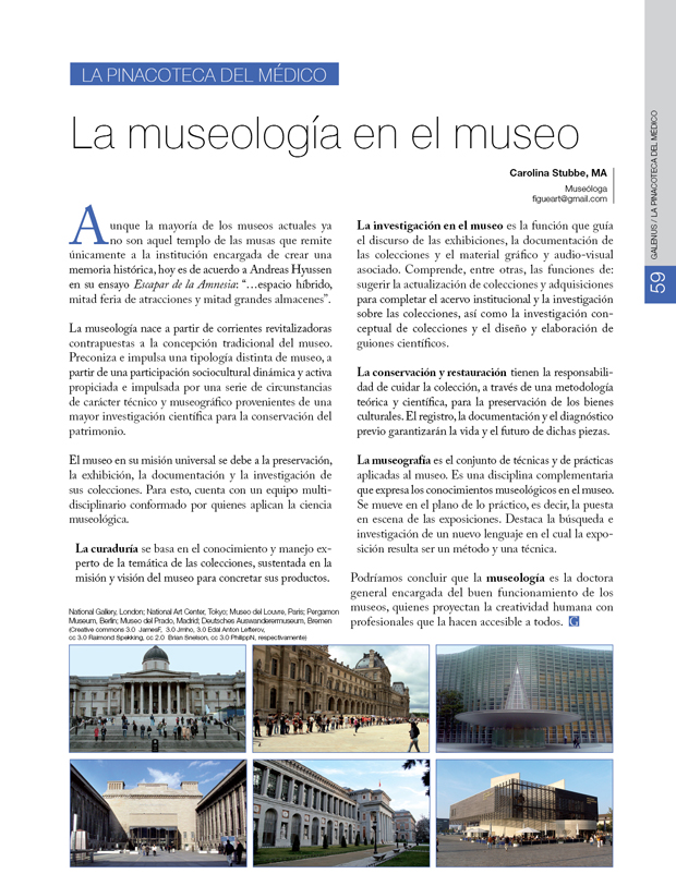 La Pinacoteca Del Médico / La museología en el museo