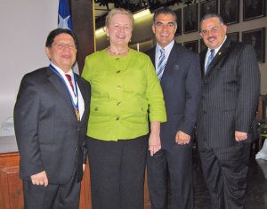 Dr. Raúl Castellanos Bran, Dra. Alicia Feliberti, Dr. Lorenzo González Feliciano, Dr. Rafael Rodríguez Mercado.