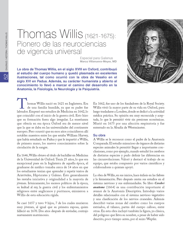 Historia: Thomas Willis (1621-1675)