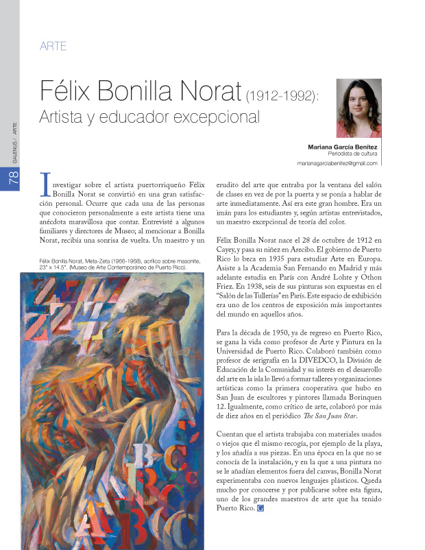 Félix Bonilla Norat (1912-1992)