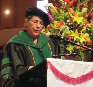 Dra. Yocasta Brugal, Presidenta y Decana de la Escuela de Medicina San Juan Bautista.