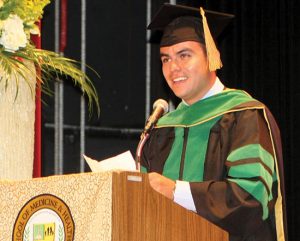 Daniel Gómez, Presidente de la Clase de Medicina de 2011, Ponce School of Medicine.
