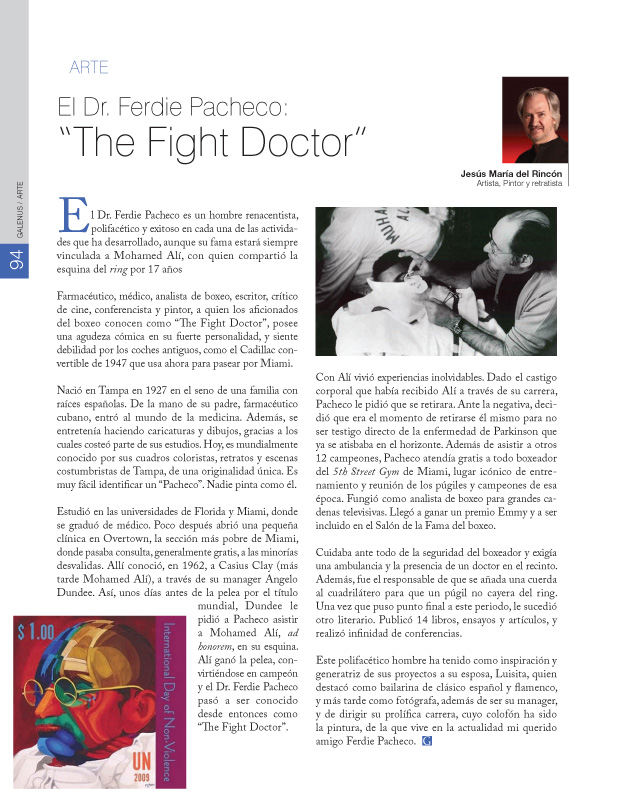 El Dr. Ferdie Pacheco: “The Fight Doctor”