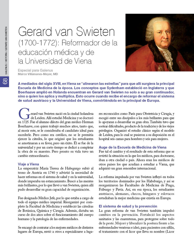 Historia – Gerard van Swieten