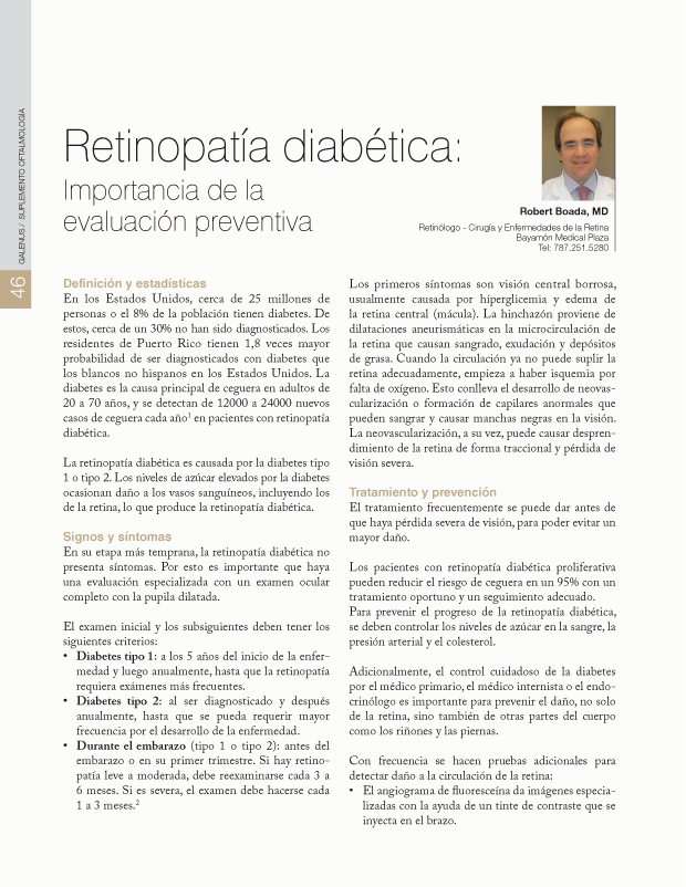 Retinopatía diabética