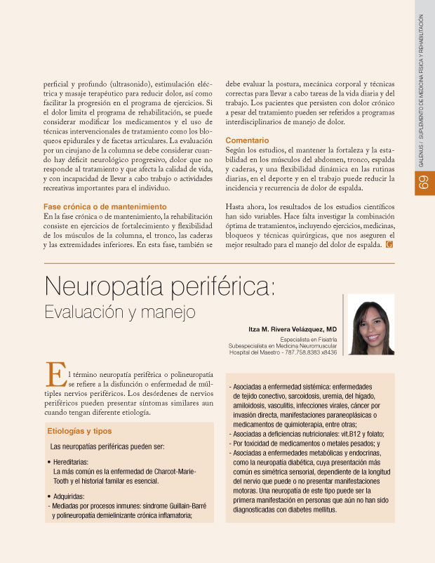 Neuropatía periférica: