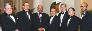 Dr. Jesús Nieves Reino, Dr. José Maymi, Dr. José Allende, Dr. Gilberto Ruiz Deya, Dr. Ricardo Sánchez Ortiz, Dr. Alberto Ramírez López, Dr. Héctor López Huertas.