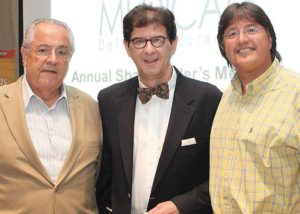 Sr. Dennis Hanftwurzel, Presidente de PR Medical Defense; Dr. Charles Juarbe; Dr. Pío Sánchez.