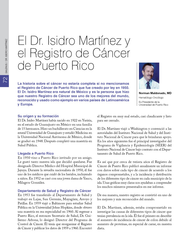 DR. ISIDRO MARTINEZ