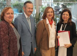 Prof. Carmen M. Santos, Dr. Norman Maldonado, Dra. Irma Quiñones, Dra. Ilka Ríso Reyes.