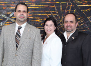 Dr. Ricardo García, Dra. Gloría Rodríguez, Dr. Gilberto Puig.