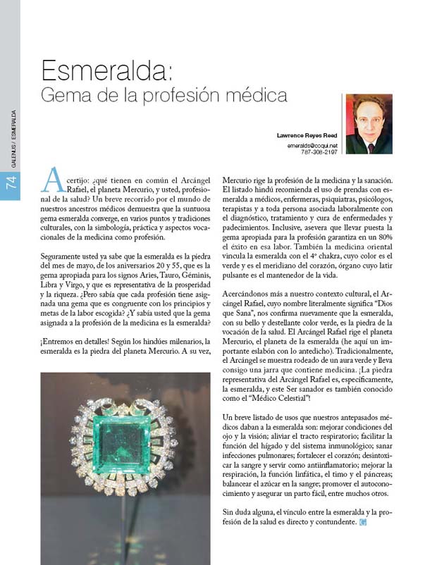 Esmeralda: Gema de la profesión médica