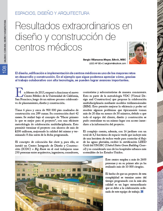 Espacios, Diseño y Arquitectura: Resultados extraordinarios en diseño y construcción de centros médicos