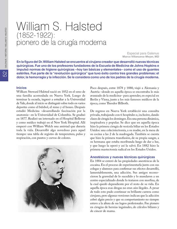 Historia: William S. Halsted