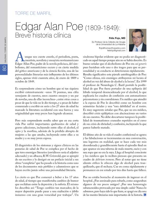 Torre de Marfil: Edgar Alan Poe