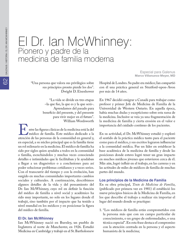 Historia: Dr. Ian McWhinney