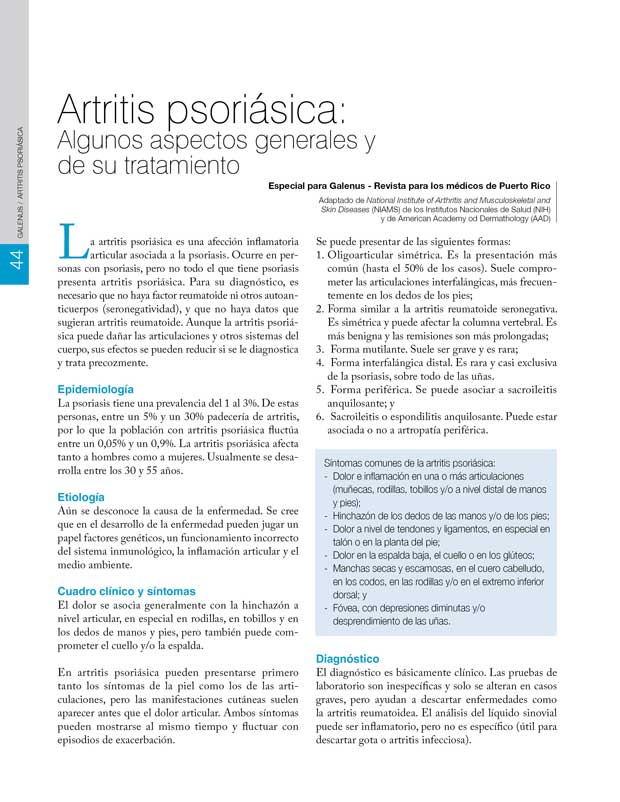 Artritis psoriásica
