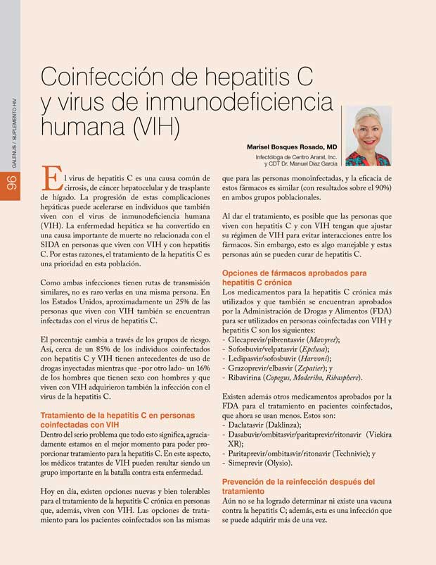 Coinfección de hepatitis C