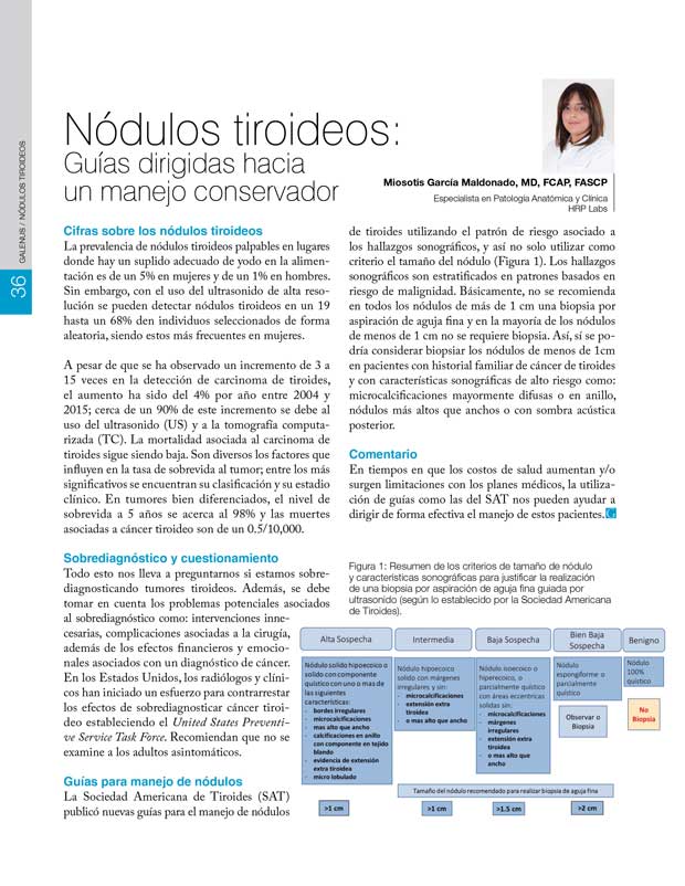 Nódulos tiroideos