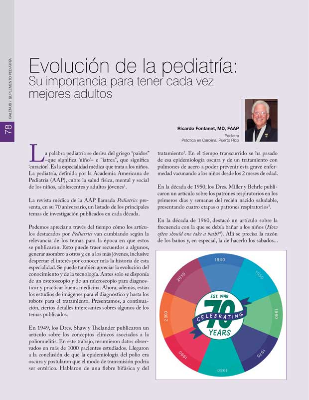 Evolución de la pediatría