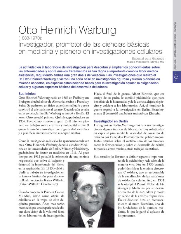Historia: Otto Heinrich Warburg